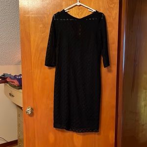 Black lace dress. Size 8